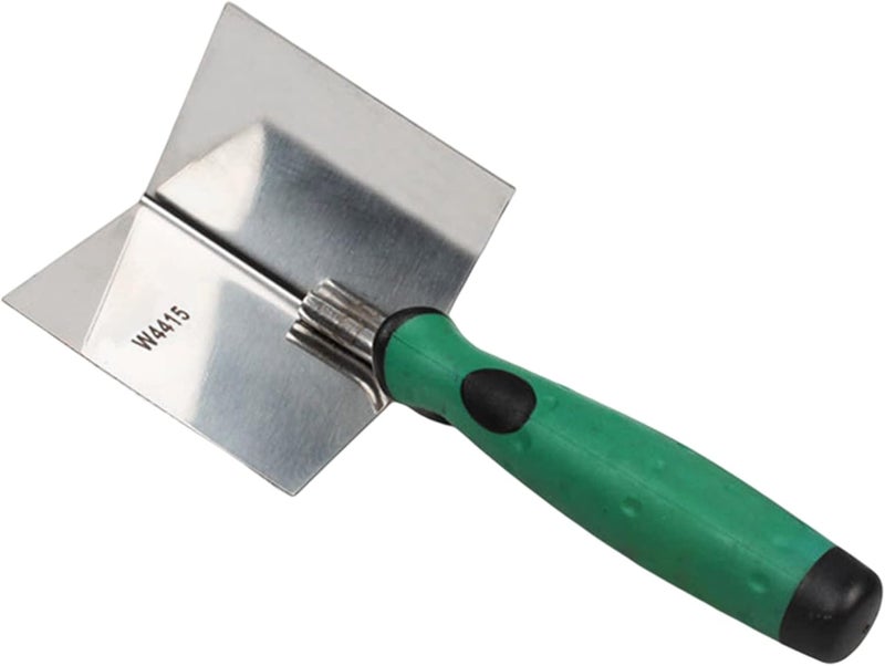 PUXING Drywall Corner Tool Drywall Outside Corner Knife Corner Drywall Tool Stainless Steel Corner Trowel Lining Plastering Trowel Angled Hand Tool for Plastering Brickwork(SIZE:internal) - Image 4